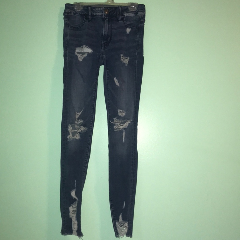 American Eagle ripped jeans